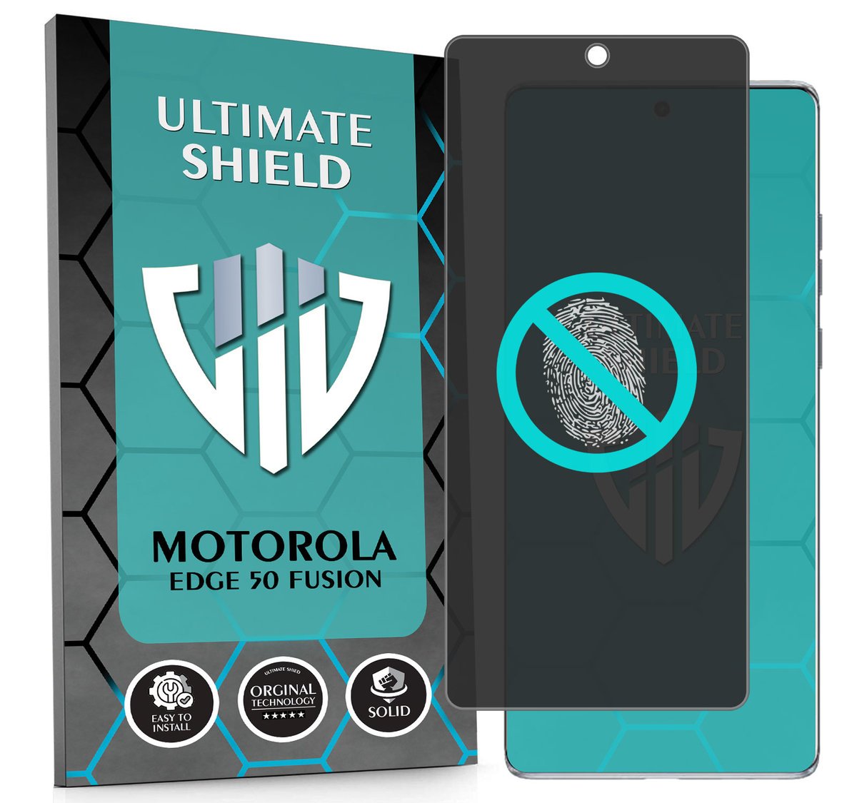 NAJLEPSZE SZKŁO 5D PEŁNE DO MOTOROLA EDGE 50 FUSION NIETŁUKĄCE ORYGINAŁ