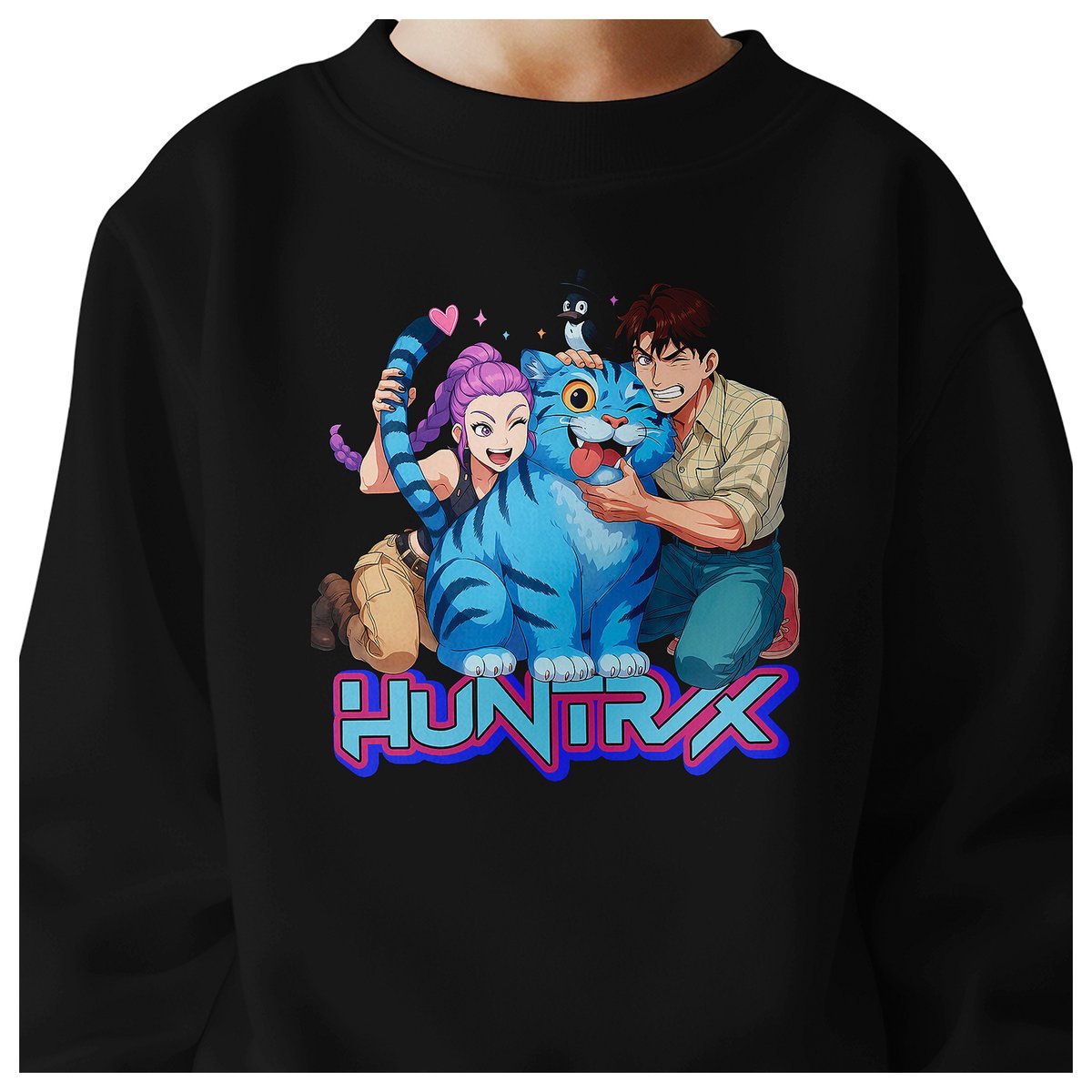 BLUZA DZIECIĘCA KPOP DEMON HUNTERS HUNTRIX 122-128 BAWEŁNIANA JAKOŚĆ