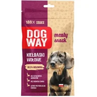 Przysmaki dla psów - Przysmak dla psa DOGWAY Meaty Snack Kiełbaski wołowe 60 g - miniaturka - grafika 1