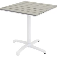 Fotele i krzesła ogrodowe - EBUY24 Colorado Stolik kawowy ogrodowy szary-biały. - miniaturka - grafika 1