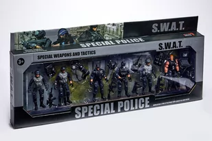Duży zestaw Figurki SWAT żołnierze + wyposażenie 6 szt Armia Ruchome figurki Wojsko Special - Figurki dla dzieci - miniaturka - grafika 1