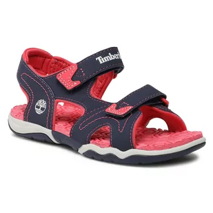 Timberland Sandały Adventure Seeker 2 Strap TB0A1AAS019 Navy W Pink - Sandały damskie - miniaturka - grafika 1