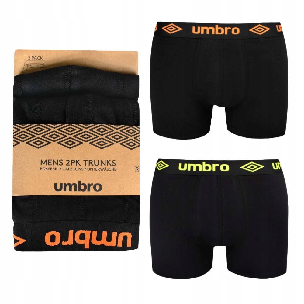 Umbro Bokserki Męskie 2 Sztuki 0197 Rozmiar M