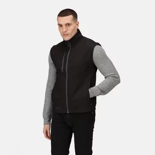 Regatta Professional Męska Kamizelka Softshell Honestly Made Czarny, Rozmiar: L - Kamizelki męskie - miniaturka - grafika 1