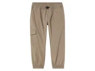 Spodnie i spodenki dla chłopców - lupilu® Spodnie cargo chłopięce termiczne (110/116, Beżowy) - miniaturka - grafika 1