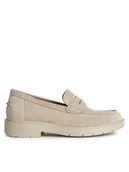 Mokasyny damskie - Geox Mokasyny D Spherica EC1 A D25QRA 00022 C5004 Brązowy - miniaturka - grafika 1