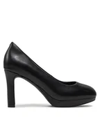 Czółenka - Clarks Czółenka Pavona Court 26177577 Czarny - miniaturka - grafika 1