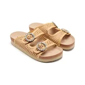 Klapki i japonki damskie - GIOSEPPO PLAISTOW japonki damskie, naturalne, 40 EU, Naturalna, 40 EU - miniaturka - grafika 1