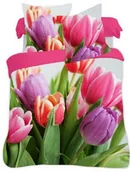 Pościel - Mango Pościel z satyny bawełnianej Flori 3D - miniaturka - grafika 1