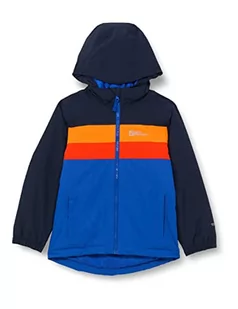 Jack Wolfskin Chłopięca kurtka Four Lakes Active Blue, 140 - Kurtki i płaszcze dla chłopców - miniaturka - grafika 1
