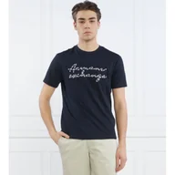 Koszulki męskie - Armani Exchange T-shirt | Regular Fit - miniaturka - grafika 1