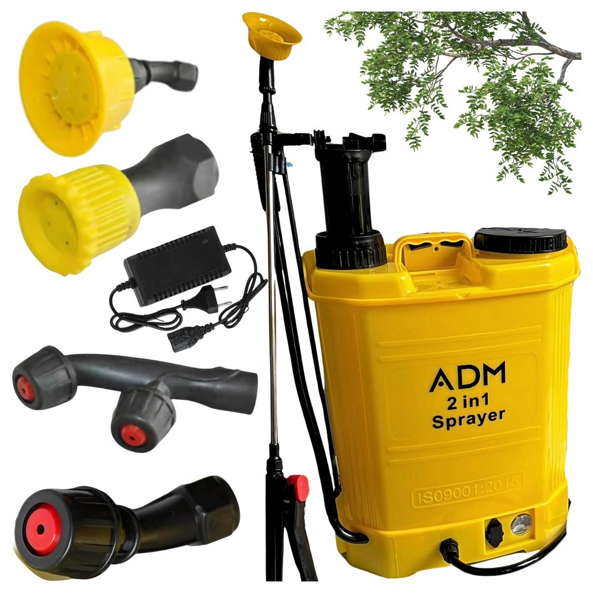 Opryskiwacz Akumulatorowy i Ręczny z Pompką 2w1 16L Do Ogrodu i Dezynfekcji