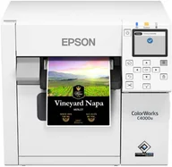 Drukarki kart i etykiet - Epson ColorWorks C4000e (bk) C31CK03102BK, kolorowa drukarka etykiet, Gloss Black Ink, cutter, ZPLII, USB, Ethernet - miniaturka - grafika 1