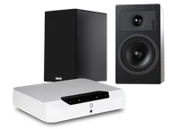 Zestawy stereo - Bluesound POWERNODE EDGE (biały) + Tesi 2 (czarny) - miniaturka - grafika 1