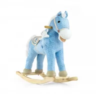 Zabawki na biegunach - MILLY-MALLY KOŃ NA BIEGUNACH PONY 2015 BLUE Z MISIEM #B1 - miniaturka - grafika 1