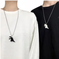 Biżuteria dla dzieci - Zestaw dwóch naszyjników dla przyjaciół DINOZAURY BFF - miniaturka - grafika 1