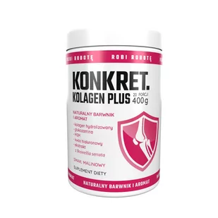 Suplement diety, Konkret Kolagen Plus 400G Msm Witamina C Siarczan Glukozaminy Kwas Hialuronowy - Witaminy i minerały - miniaturka - grafika 1