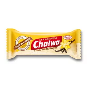 Unitop-Optima CHAŁWA SEZAMOWA O SMAKU WANILIOWYM 50G - Chałwa - miniaturka - grafika 1