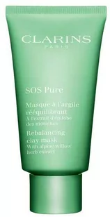 Clarins Sos pure oczyszczająca maska do twarzy 75ml - Maseczki do twarzy - miniaturka - grafika 1