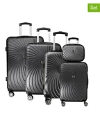 Torby podróżne - Canadian Peak 5-częściowy zestaw "Sunlighteak" w kolorze czarnym - miniaturka - grafika 1