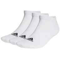 Skarpetki damskie - Skarpety adidas Cushioned Low-Cut (kolor Biały) - miniaturka - grafika 1