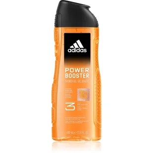 ADIDAS Żel pod prysznic POWER BOOSTER 400ml - Kosmetyki do stylizacji włosów - miniaturka - grafika 1