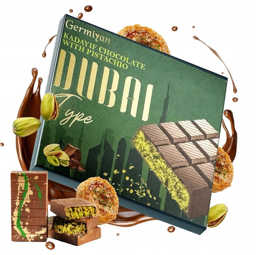 Czekolada Dubajska Viralowa Styl Dubajski Unikalna Pistacjowa 100g