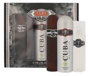 Zestawy perfum męskich - Cuba Black woda toaletowa 100 ml + woda po goleniu 100 ml + dezodorant w sprayu 200 ml - miniaturka - grafika 1