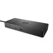 Stacje dokujące i replikatory portów - DELL WD19S-130W Przewodowa USB 3.2 Gen 2 (3.1 Gen 2) Type-C Czarny - miniaturka - grafika 1
