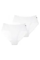 Majtki damskie - Bawełniano-koronkowe gładkie figi damskie (2 pack) LPC 142 - miniaturka - grafika 1