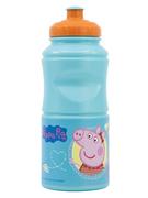 Sztućce dla dzieci - Peppa Pig Bidon "Peppa Pig" w kolorze turkusowym - 380 ml - miniaturka - grafika 1