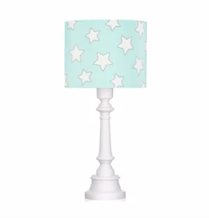 Lampa stojąca dla dzieci miętowa/turkusowa w gwiazdki - Lampy stojące - miniaturka - grafika 1