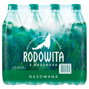 Rodowita z Roztocza woda gazowana 12 x 600ml - Woda - miniaturka - grafika 1