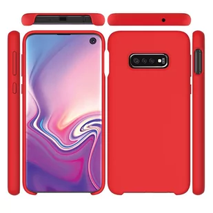 NoName Etui Silicone Huawei Y6p czerwony/red KAT04481 - Etui i futerały do telefonów - miniaturka - grafika 1