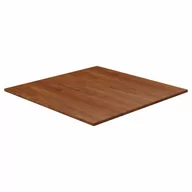 Meble modułowe i akcesoria - Kwadratowy blat do stolika, ciemnobrązowy, 80x80x1,5 cm, dębowy! Lumarko! - miniaturka - grafika 1