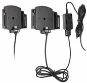 Uchwyty samochodowe do telefonów - Uchwyt aktywny do Huawei P30 Lite z instalacją na stałe do smartfonów bez futerału oraz w futerale lub etui o wymiarach: 62-77 mm (szer.), 6-10 mm (grubość) - miniaturka - grafika 1