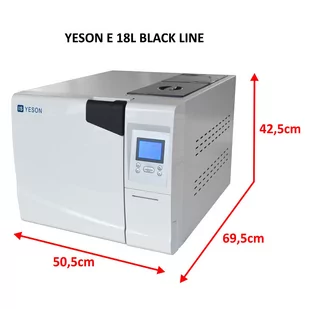 Autoklaw Yeson serii E 18L BLACK LINE LCD - Pozostałe urządzenia kosmetyczne - miniaturka - grafika 2