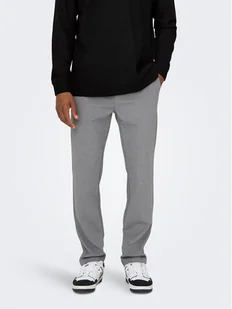Only & Sons Chinosy 22026242 Szary Regular Fit - Spodnie męskie - miniaturka - grafika 1