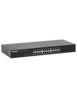 Switche - INTELLINET 24Port Gigabit Ethernet Switch with 2 SFP Ports 24 x RJ45 Ports IEEE 802.3az Energy Efficient Ethernet Rackmount - miniaturka - grafika 1