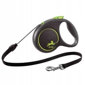 Smycze dla psów - Smycz Dla Psa Flexi Black Design Sznurek 5M Zielona – Mocna I Solidna - miniaturka - grafika 1