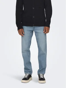 Only & Sons Jeansy Edge 22026986 Niebieski Loose Fit - Spodnie męskie - miniaturka - grafika 1