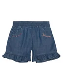 Spodenki damskie - Guess Szorty jeansowe K6GD06 D3X30 Niebieski Regular Fit - miniaturka - grafika 1