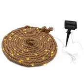 Lampy ogrodowe - Solar SASKA GARDEN Sznur jutowy z lampami SASKA GARDEN 1032498 - miniaturka - grafika 1