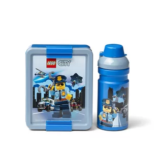 Lego Lunchbox i bidon City policja komisariat - Pojemniki na zabawki - miniaturka - grafika 1