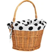 Koszyki rowerowe - Wkład do koszyka VÖGEL VKSC705WK Biało-czarny - miniaturka - grafika 1