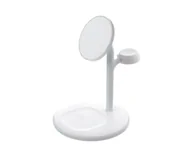 Ładowarki do telefonów - Greencell MagScape 3w1 20,5W Biała - miniaturka - grafika 1