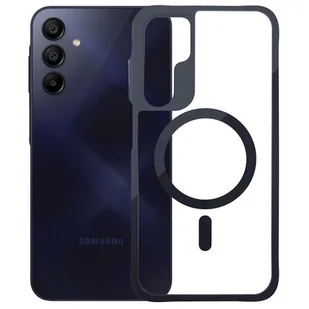 Etui 3MK Satin Armor MagCase do Samsung Galaxy A15 5G Przezroczysto-czarny - Etui i futerały do telefonów - miniaturka - grafika 1