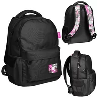 Plecaki szkolne i tornistry - Plecak młodzieżowy Beuniq Barbie Black BB22ZZ-2705 - Paso - miniaturka - grafika 1