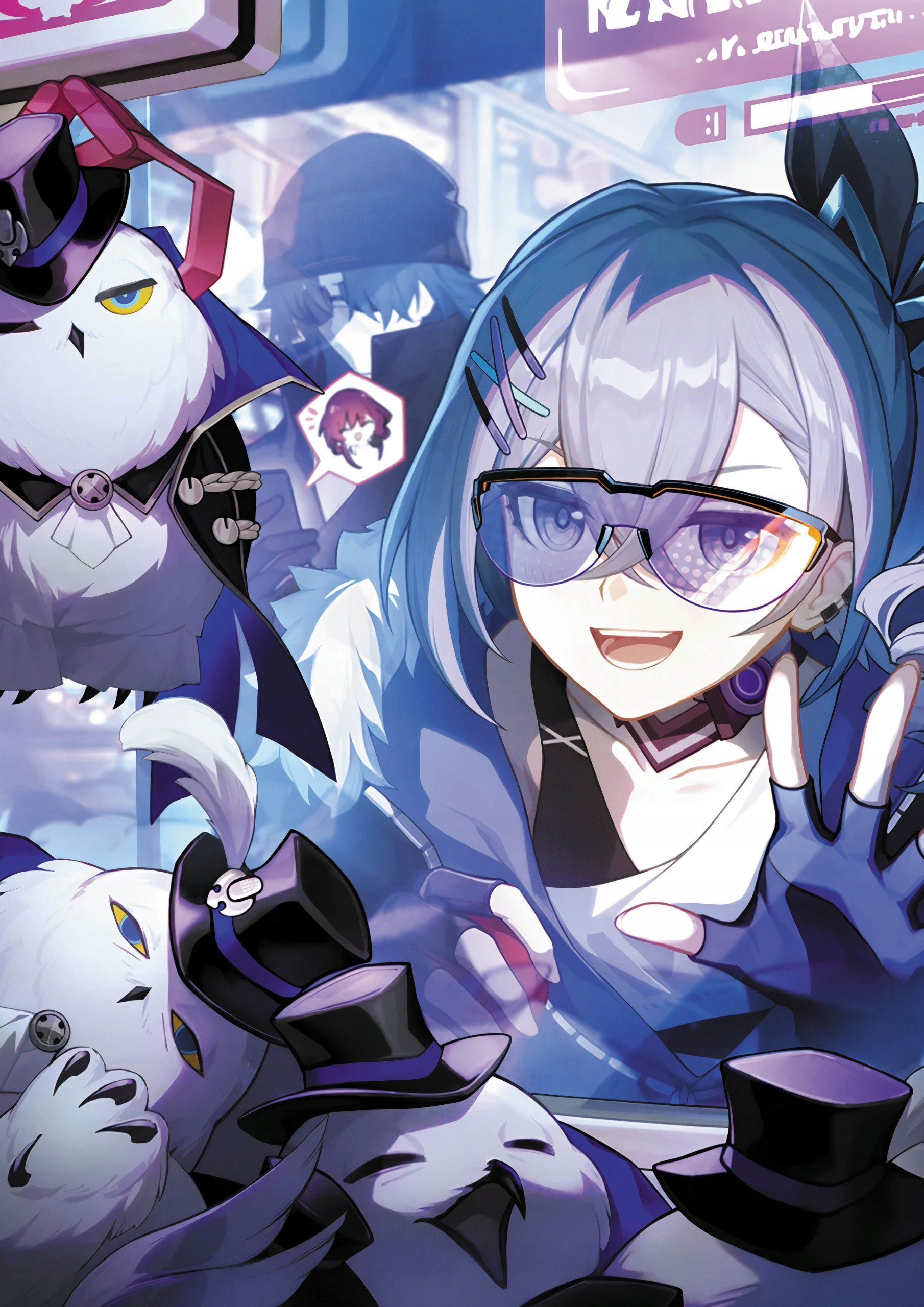 Plakat A3 Honkai Star Rail Hsr Anime Gra Silver Wolf
