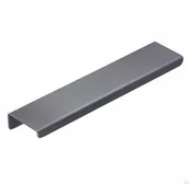 Zawiasy, okucia i inne akcesoria - Uchwyt meblowy krawędziowy 2372 160 Antracytowy Stal Nierdzewna - miniaturka - grafika 1